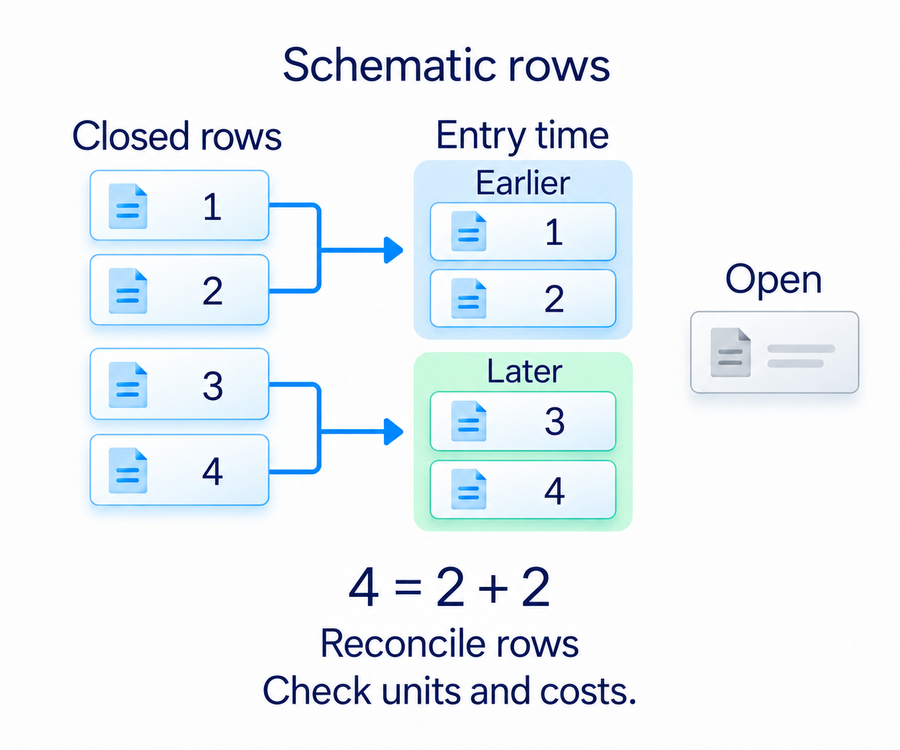 Check missing rows, duplicates and unclear units, then reconcile totals; mixed currencies, open trades and omitted costs can distort results.